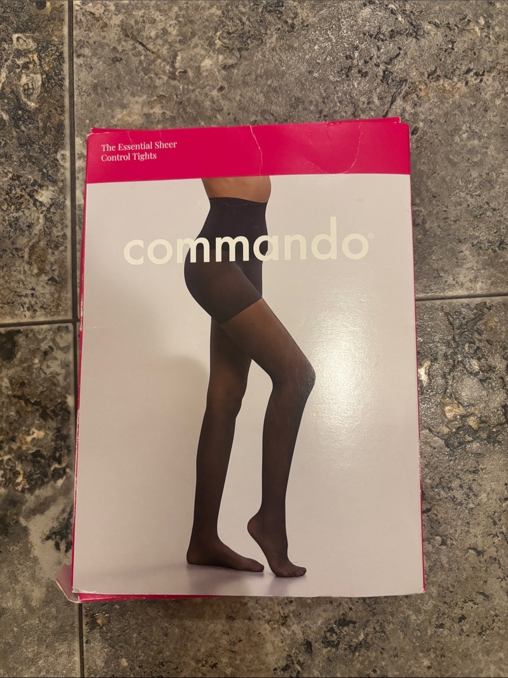 Commando Sheer Control Tights in Black LG MSRP $46 NIB